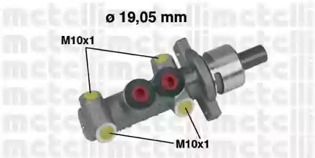 CILINDAR KOČIONI PEŽO 106 CITROEN SAXO METELI 4601.F0, 05-02